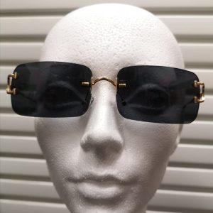 Black Rectangular Sunglasses jrhats